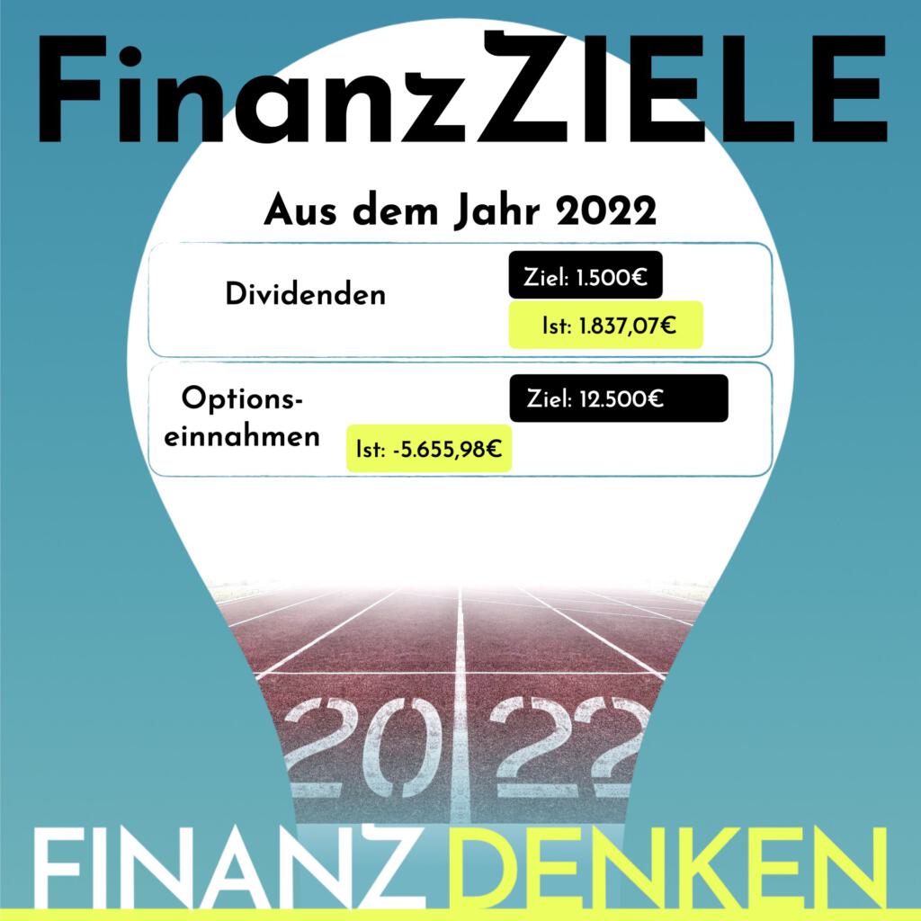 Finanzdenken Finanzziele 2022