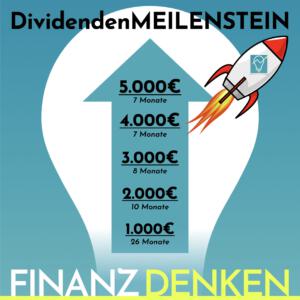 Finanzdenken Meilenstein 5000