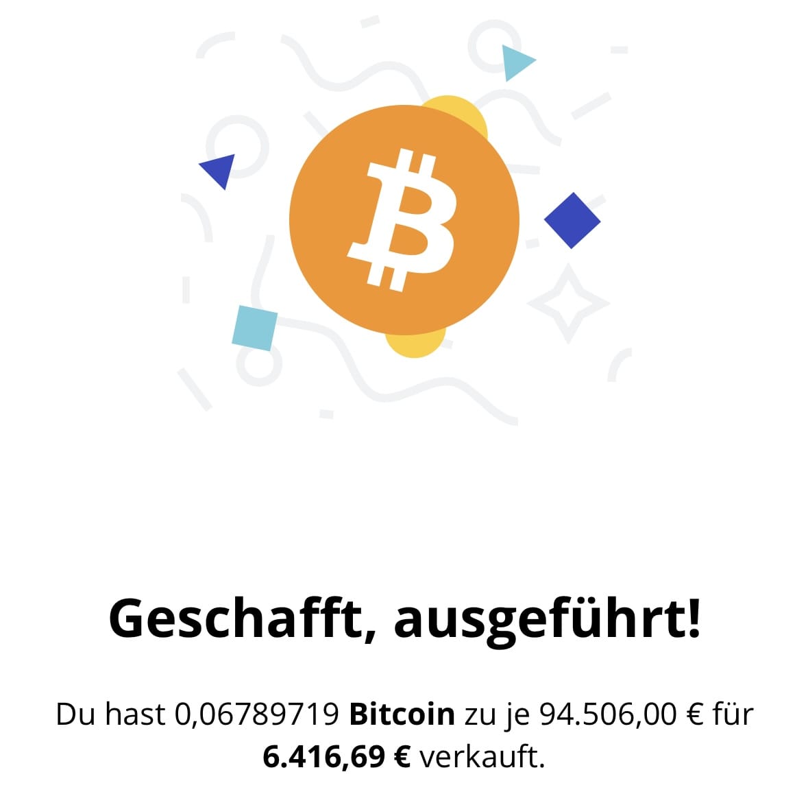 Finanzdenken Bitcoin Verkauf 24