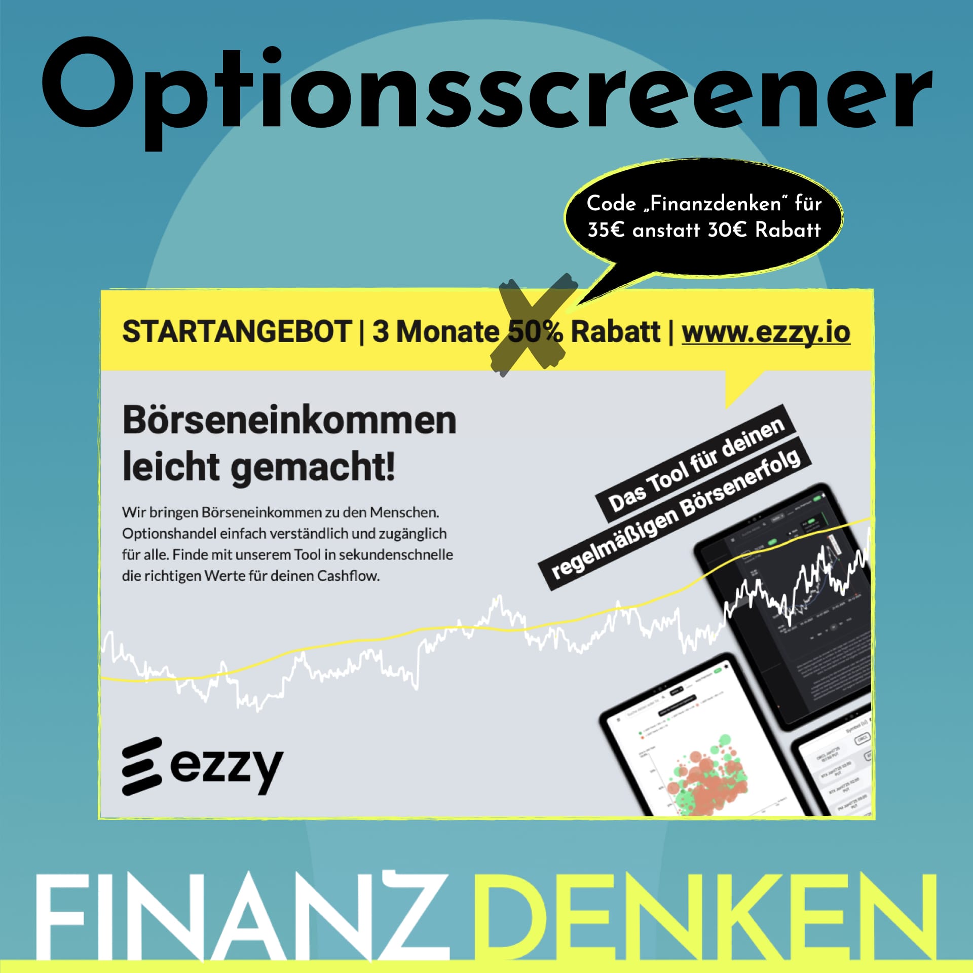 Finanzdenken Ezzy Werbeangebot