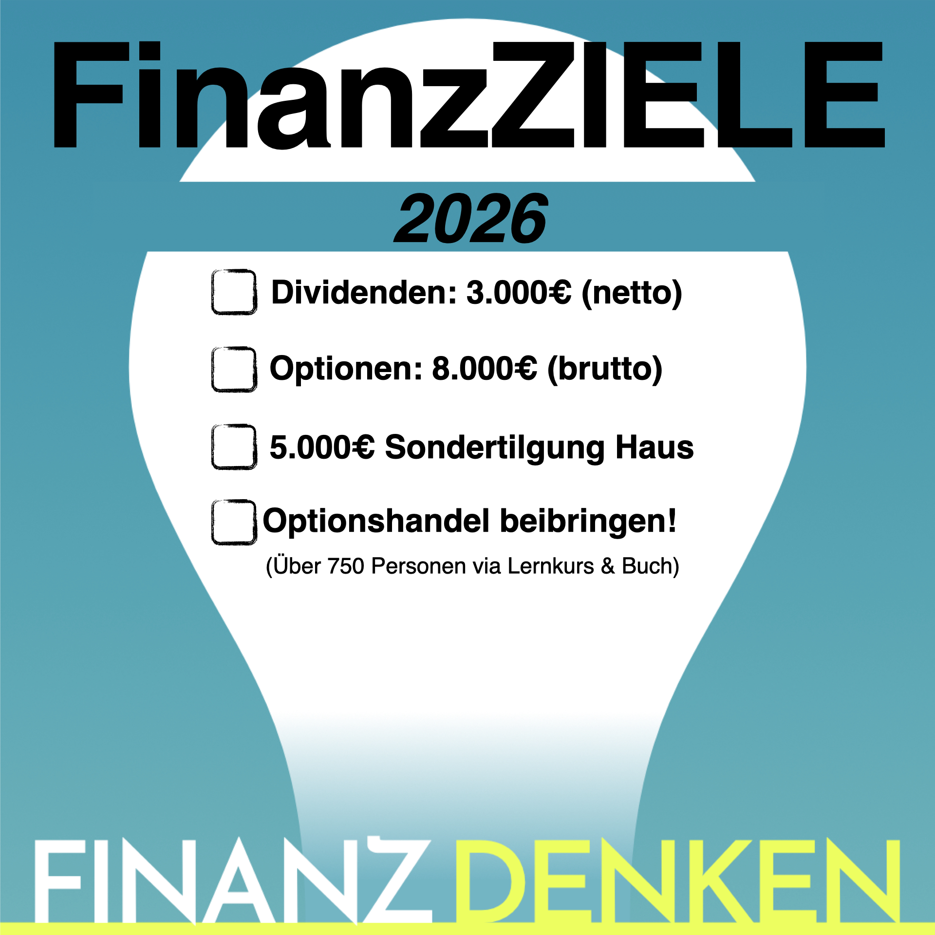 Finanzdenken Ziele 2026 Finanzdenken Ziele 2026